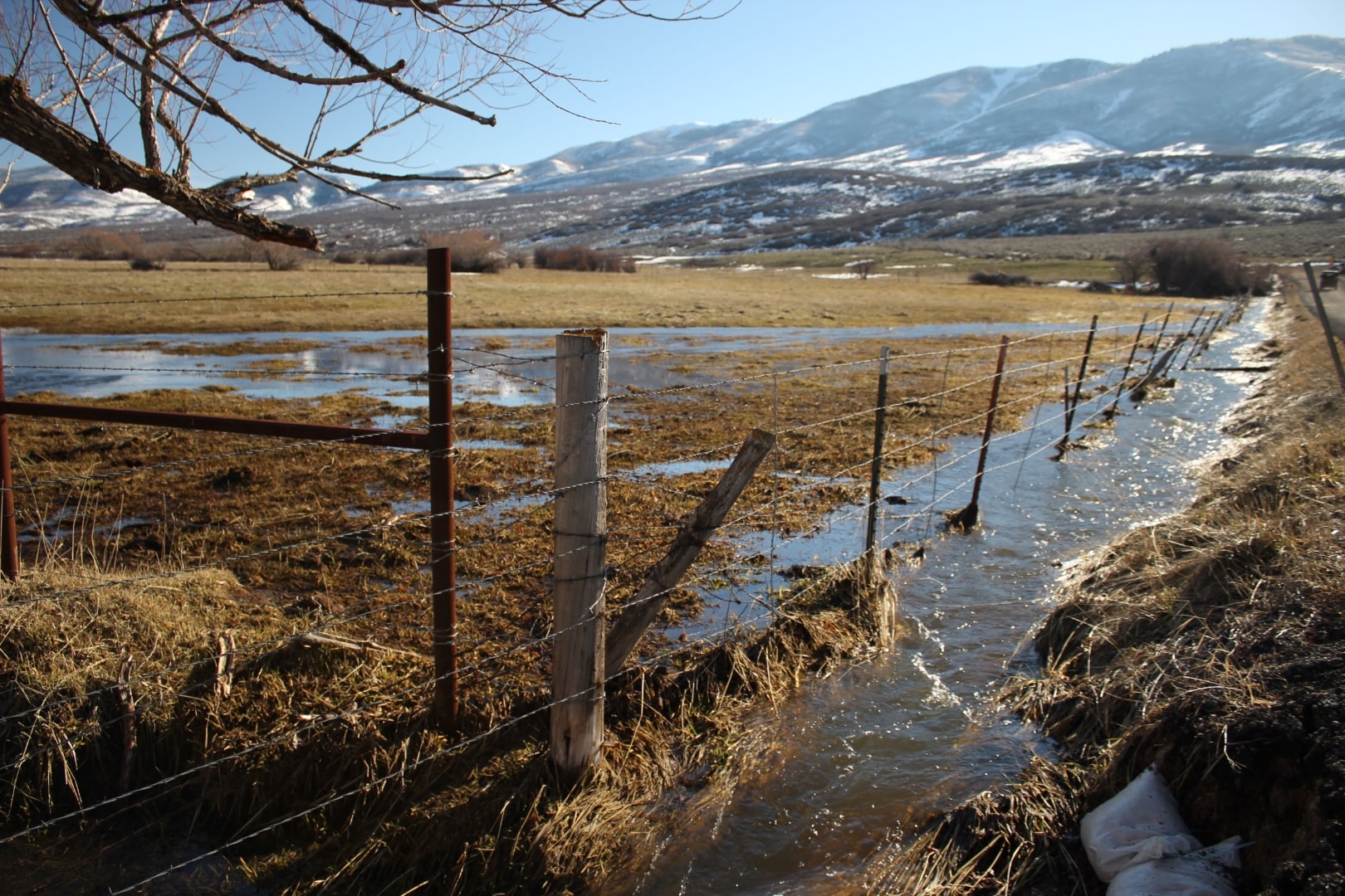 Snowmelt in Wallsburg, Utah